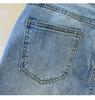 Women's High-Waisted Blue Micro-Flared Jeans for Spring & Autumn 2025