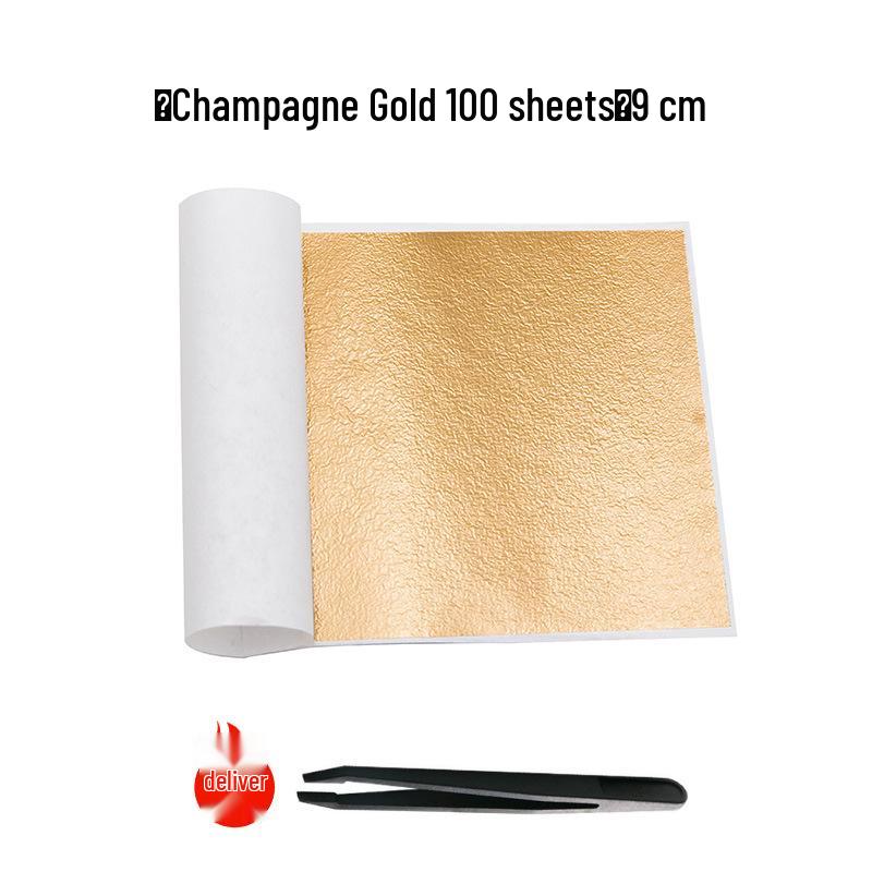 Beginner Gold Leaf DIY Kit: Gilded Foil Tools, Buddha Statue Art, Paper & Glue Set