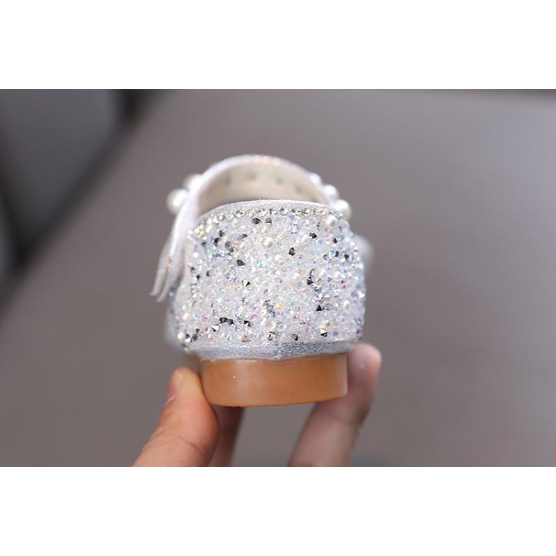 Spring-summer new style Korean-style girls' princess small/medium/large children's flat shoes, dance performance shoes
