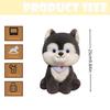 Cute Cartoon Husky Dog Plush Toy, Super Soft Stuffed Animal, Perfect Cuddly Gift for Boys and Girls, Birthday Party or Holiday Home Decor