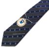 [Shikisai No Mise] A Cute Character Necktie Featuring the Hokuriku Shinkansen [Train Necktie] - Front (Front Gray)