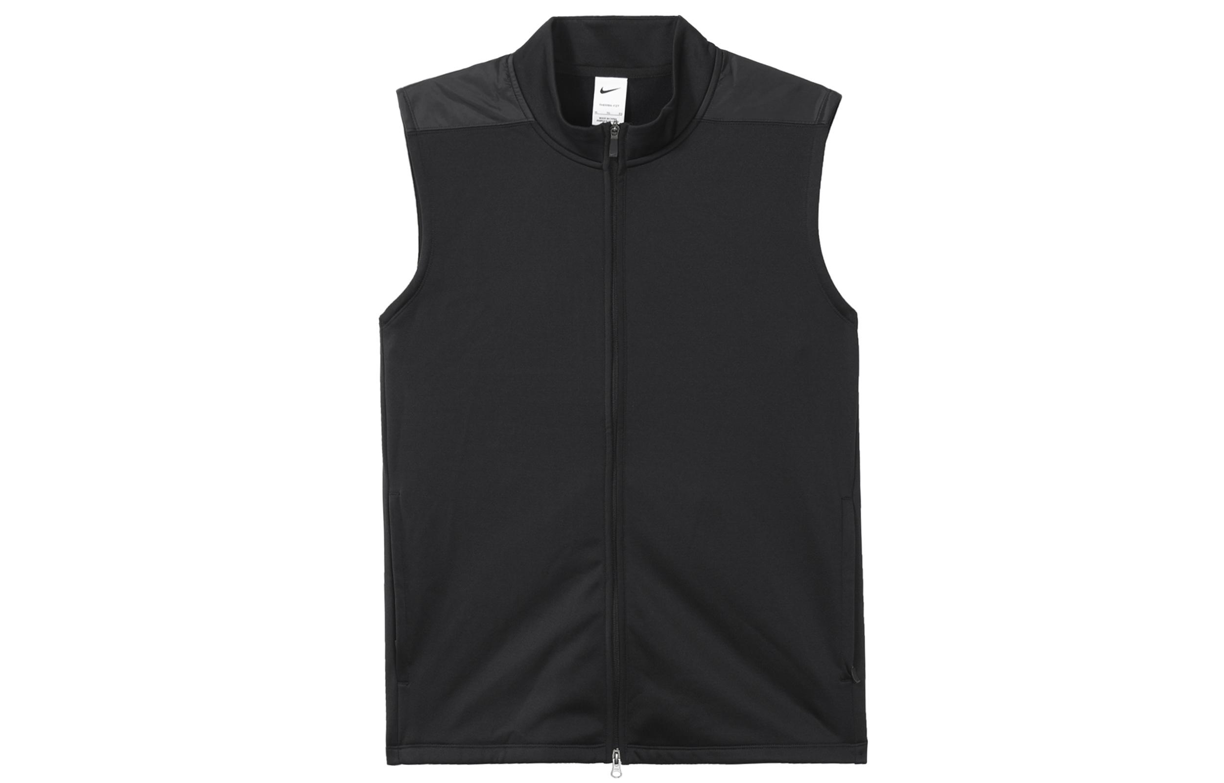 Nike Vests Men s Black Stand Collar Moderate Other DQ4574-010 S