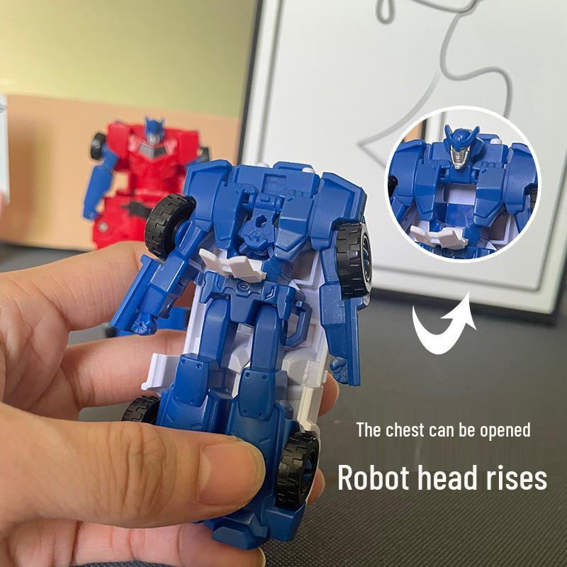 Children's Two-in-One Magnetic Transforming Robot Toy
