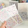 24/30pcs Cartoon Decorative Stickers Cute Flower Food Decals Party Favors Phone Case Decorations Journal Sticker