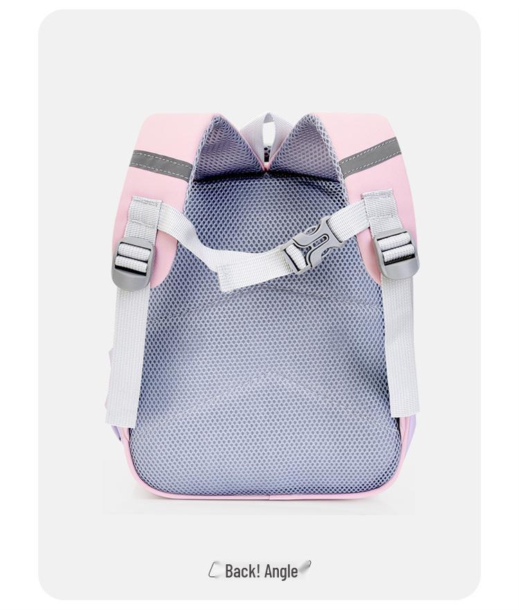 Children's Cartoon Rabbit Backpack for Spine Protection - Toddler To Kindergarten Small & Medium Size