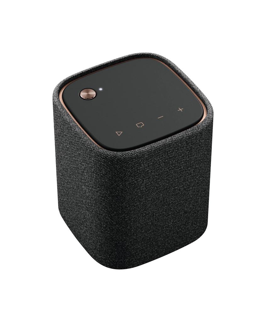 Yamaha Portable Speaker WS-B1A(HC) Bluetooth, Compact, IP67 Level Dustproof and Waterproof, Suitable for Wet Areas and Outdoors, Clear Voice, Carbon