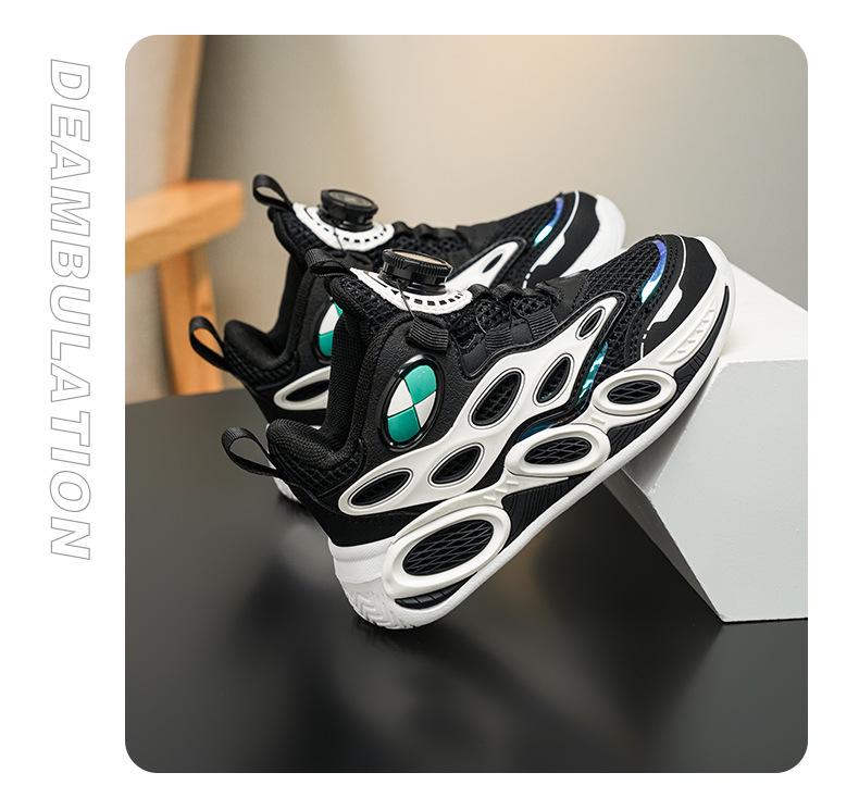 Autumn 2025 Red Rabbit Girls' Breathable Double Mesh Running Shoes - Lightweight, Non-slip for Kids