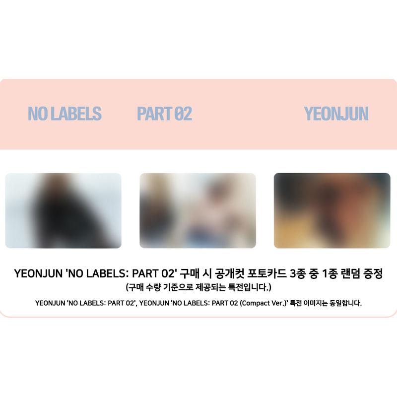 [Pre-order] YEONJUN (TXT) - NO LABELS : PART 02 (Compact Ver) (Online Benefit)