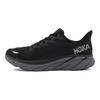 HOKA One One Clifton 8 Marathon Laufschuhe Stoff Stoßdämpfung Rutschfest Verschleißfest Niedrig geschnitten Laufschuhe Damen Sneaker Schwarz 1121375-BBLC