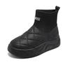 Fashion Women's Boots Solid Color Snow Boots Winter Height Increasing Anti Slip Waterproof Casual Fashion Plush Warm Cotton Shoes 2025