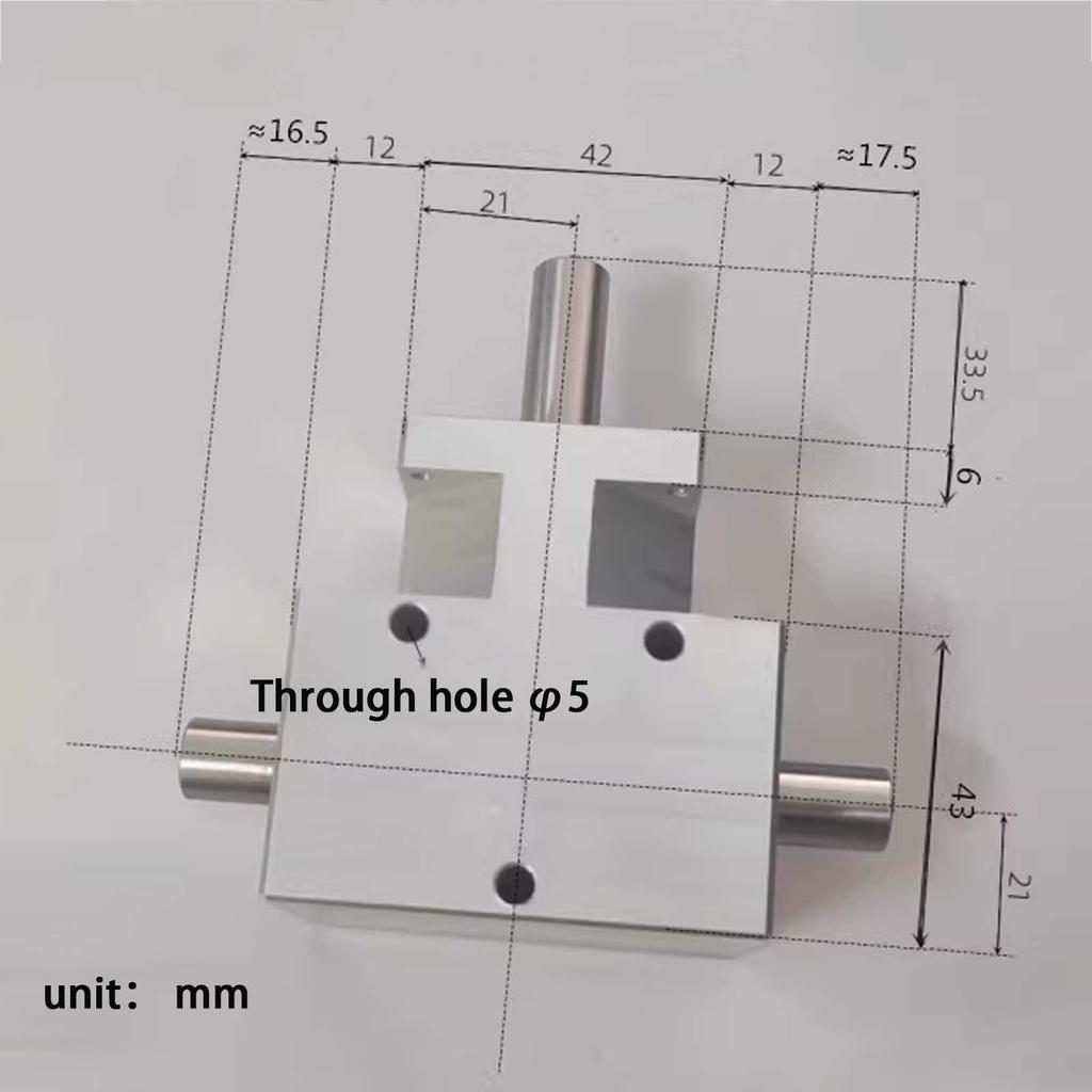 Small Angler Gear 90 Degree 1:1 Spiral Bevel Gear Shaft 12mm Differential Assembly Gearbox
