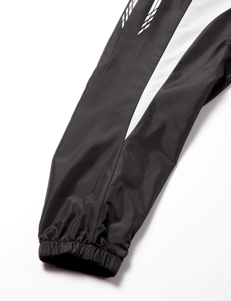 Mizuno Training Wear Windbreaker Shirt Jacket Water Repellent Sweat Absorbent Quick Drying Unisex 32JE8015 XL Black/White