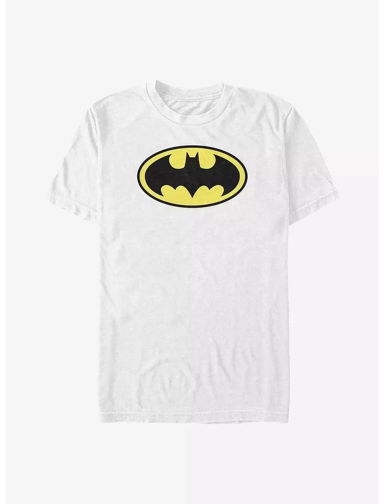 Comics BatUnisex Basic Logo White TShirt S