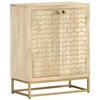 VidaXL Buffet with 2 Doors, Side Cabinet with 2 Compartments, Living Room Storage Furniture, Modern, 352039
