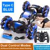 RC Car 4WD Gesture Induction Stunt Car Twisting Off-Road Vehicle Drift Dual Mode Control RC Toys With Light & Music Stunt Twist Remote Control Car