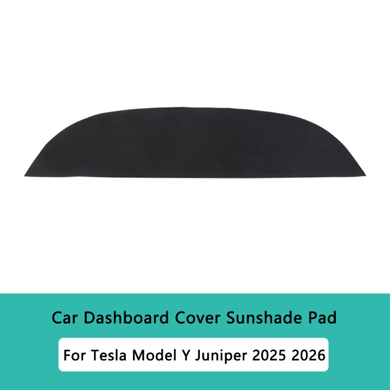 

Dashboard Cover for Tesla Model Y Juniper 2025 2026 Center Console Anti-UV Dustproof Sunshade Protector Pad Mats Car Accessories чёрный