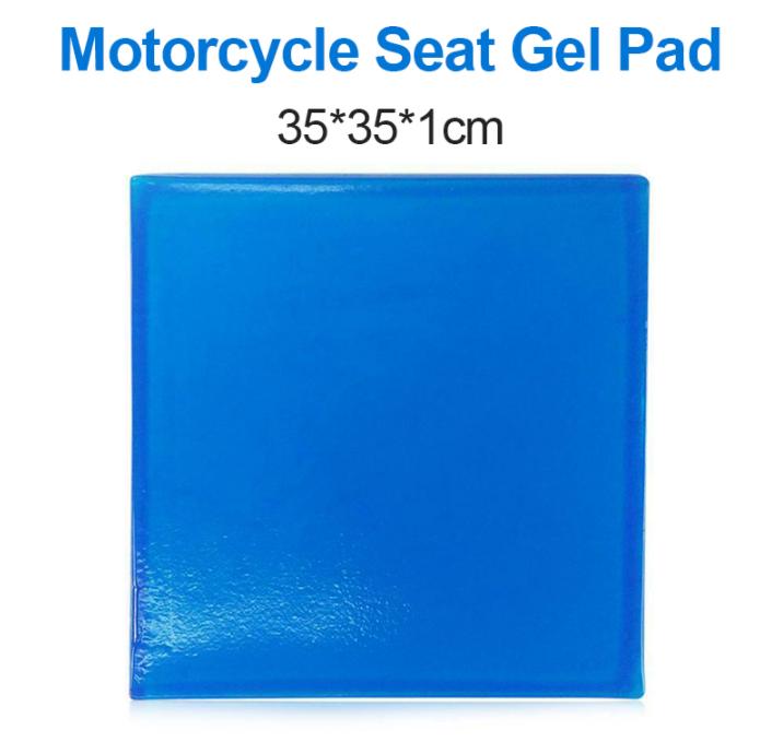 Soft And Cool Motorcycle Seat Cushion Comfortable Elastic Pad Shock Absorption Motorbike Accessories Diy Motorbike Parts Gel Pad
