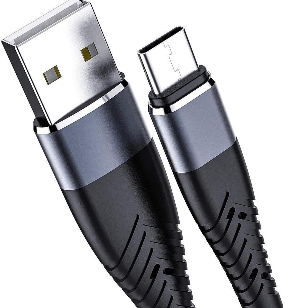 Type-c Cable(2M*2pack) USB A To USB-C Charge Braided Cord Compatible with Samsung Galaxy S10 S10E S9 S8 S20 Plus, and Other TYPE-C Charger