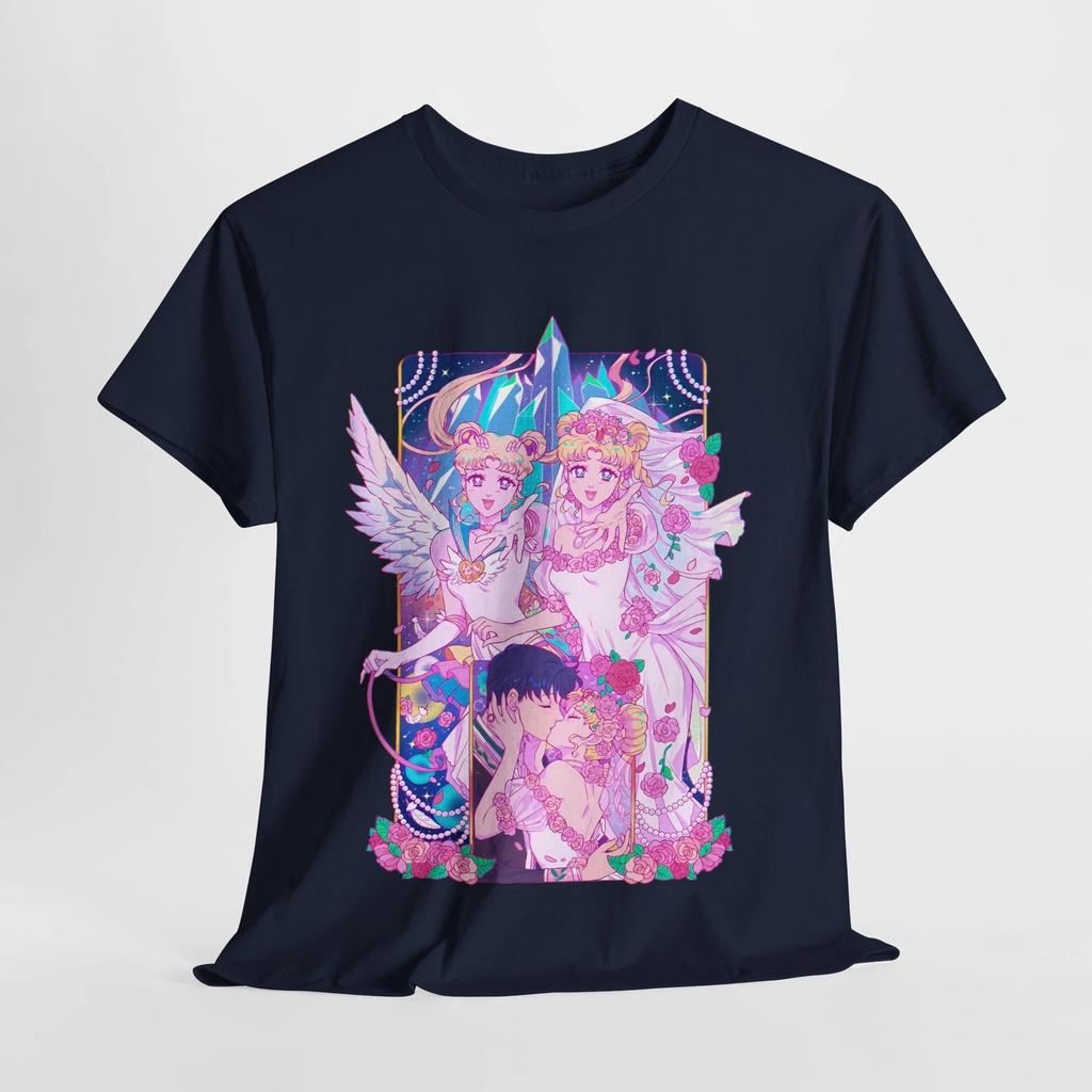 2026 New Cotton Summer Tshirt Leisure and Comfortable Sailor Moon Anime Anime Shirt Shirts Women T Shirt Unisexs TShirt