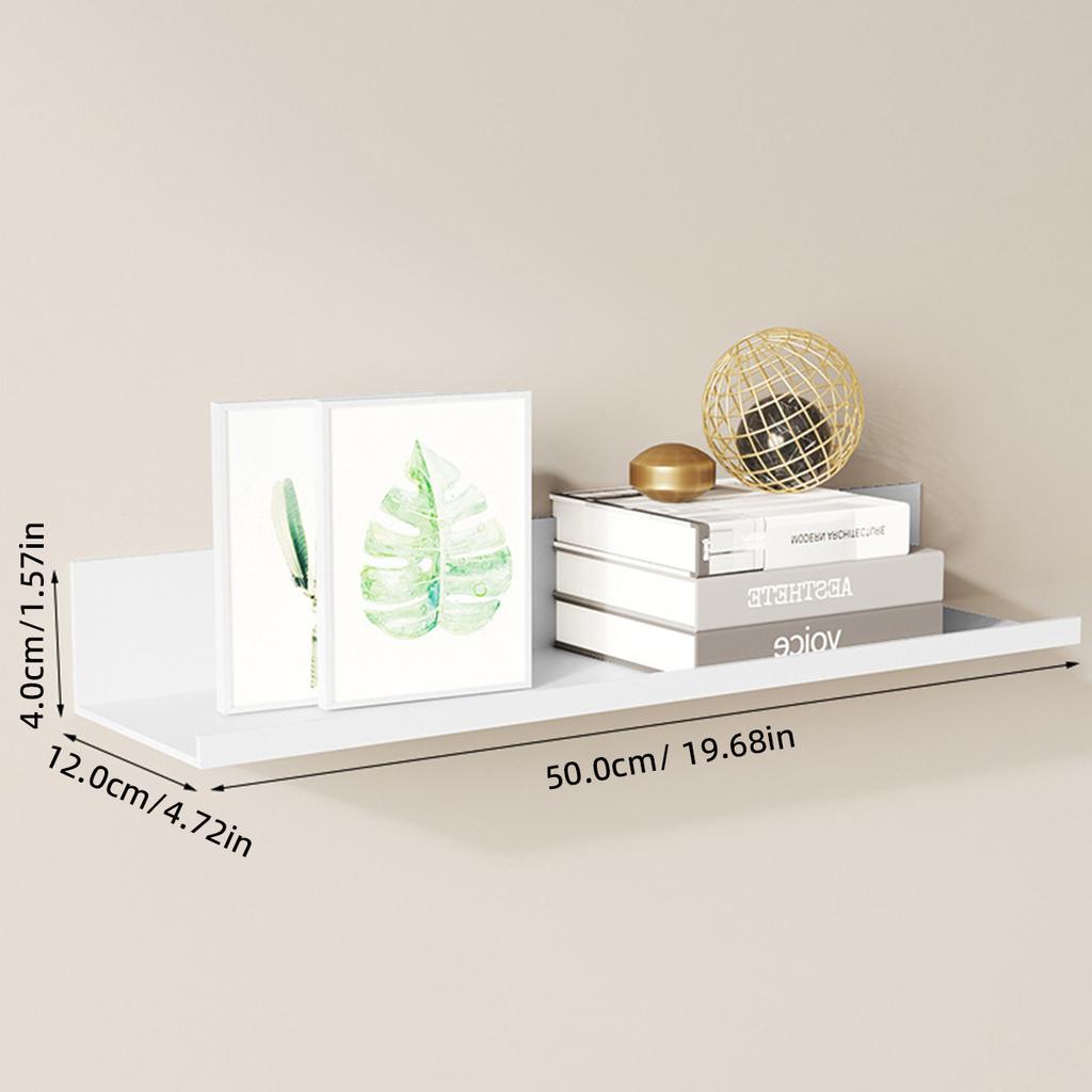 Schwebende Badezimmerregale ohne Bohren Aufbewahrungswandregal Home Organizer Ledge Hardwares Schrank Küchenzubehör Toilette