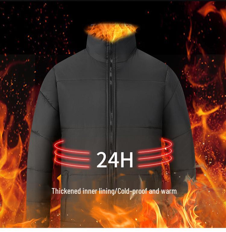 Huolihuomian 3-in-1 Sports Cotton Coat with Removable Liner - Long Style Chinese Team Overcoat