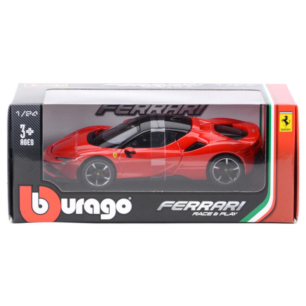 Bburago 1:24 Scale Ferrari SF90 STRADALE Alloy Luxury Vehicle Diecast Cars Model Toy Collection Gift