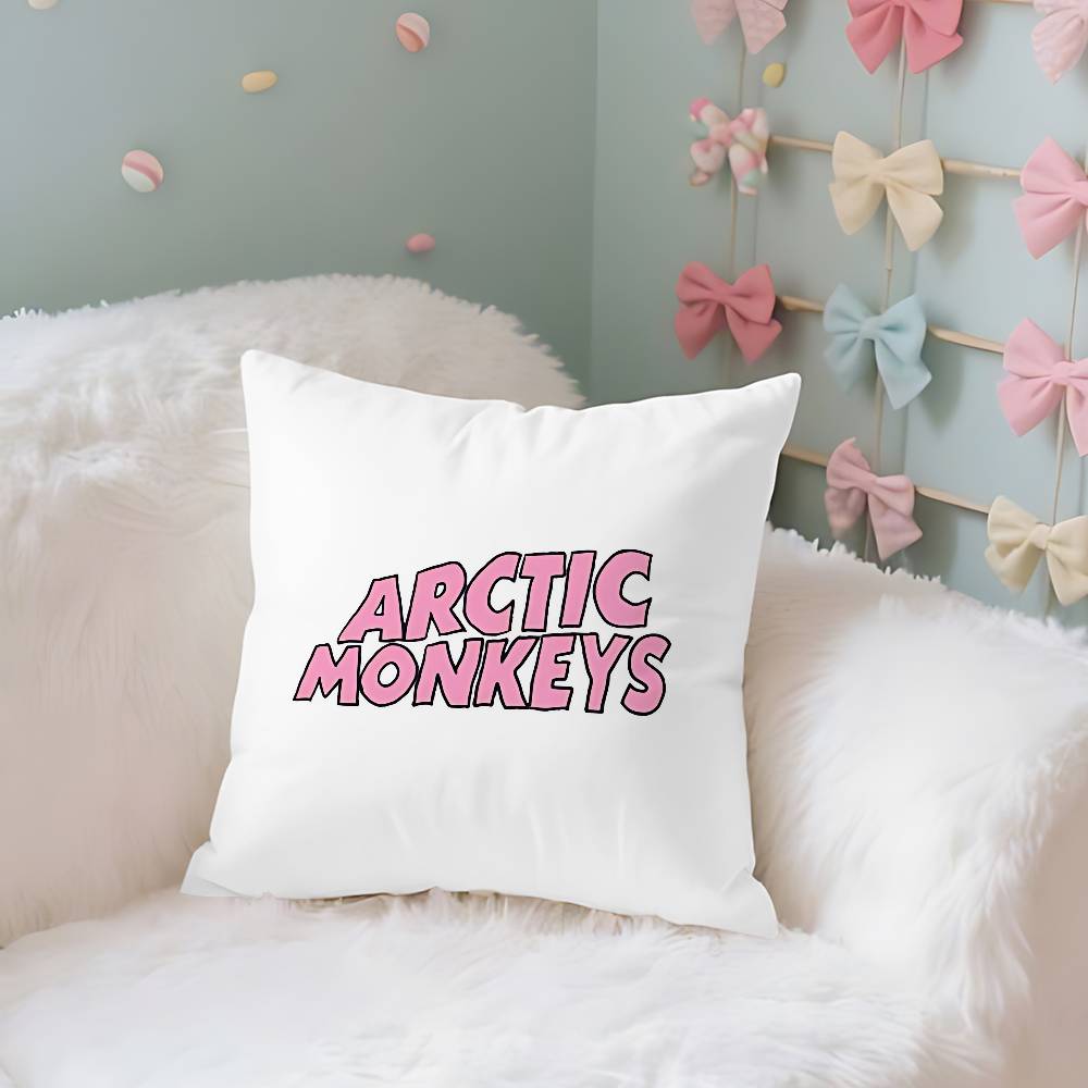 A-Arctic M-Monkeys Band Kissenbezug Dekokissenbezug Nordischer Vintage-Stil Kissenbezüge Zuhause Wohnzimmer Sofa Couch Sitz
