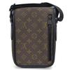 Used LOUIS VUITTON Shoulder Bag Archie Messenger M46442 Monogram Macacer Brown Black Diagonally Hung