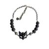 Dark Aesthetic Lowrie Mask Collar Necklace Volcanic Beaded Gothic Clavicle Jewelry for Unique Women Accessories
