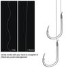 Wild Fishing Lake Giant Fish Hooks Tied Sub-line Double Hook Finished Anti-winding Hook Set Fishing Gear Hook