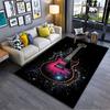 Electric Guitar Galaxy Design Suitable As a Non-slip Mat for the Living Room or Bedroom Sofa
