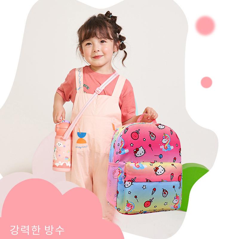 Adorable Cartoon Kindergarten Backpack For Girls Aged 3-6 Lightweight Durable Nylon
