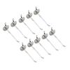 10Pcs Pegboard Hooks Straight Upturned Design Iron Shelf Display Hangers for Supermarkets Home Organization