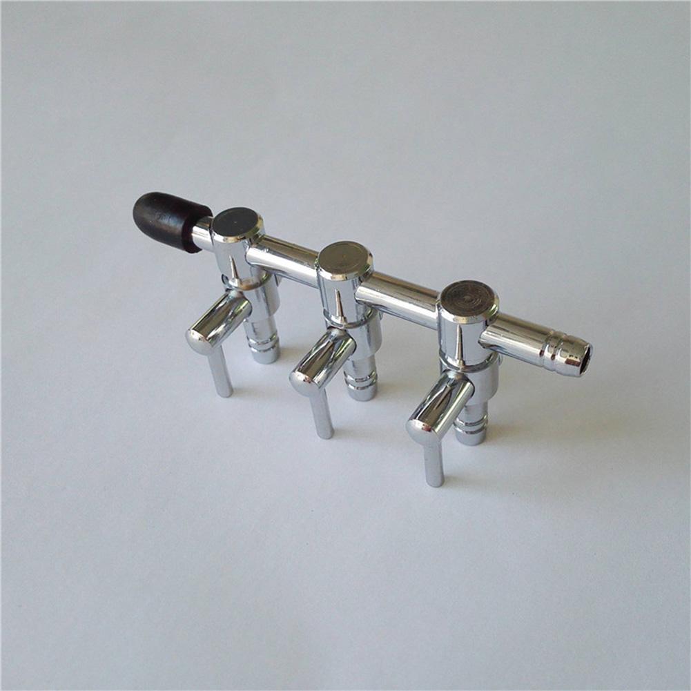 Stainless Steel Aquarium Tank Air Pump Air Flow Splitter Air Flow Tube Pipe Line Control Valve Switch Valve