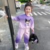 Spring Autumn Baby Girl Cartoon Bear Two Piece Set Fashionable Cute Outfit