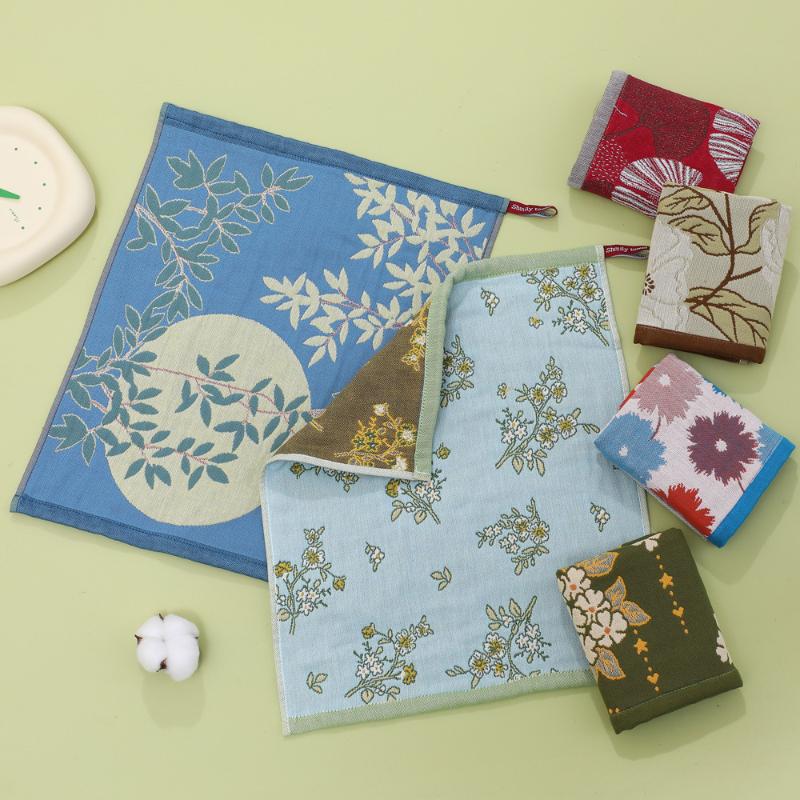 Pure Cotton Square Towel Home Restaurant Pure Cotton Towel Kitchen Towel Cotton Gauze Pure Cotton Dishcloth Tea Towel