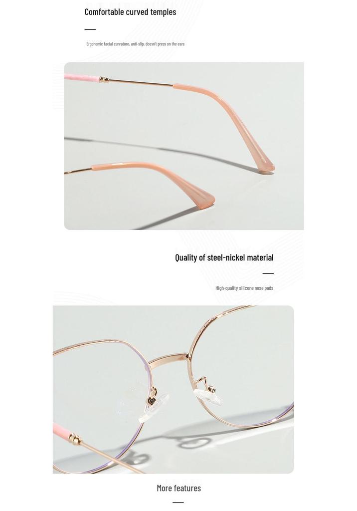 Women's Cat Eye Color-Changing Blue Light Glasses for Migraine Relief - Trendy Clear Lenses