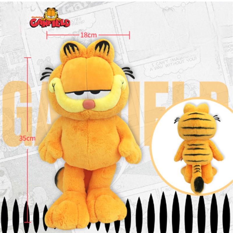 GARFIELD Stuffed Plush Soft Cat Plush Cartoon Plushie Doll for Boys Girls Christmas Decor Gift
