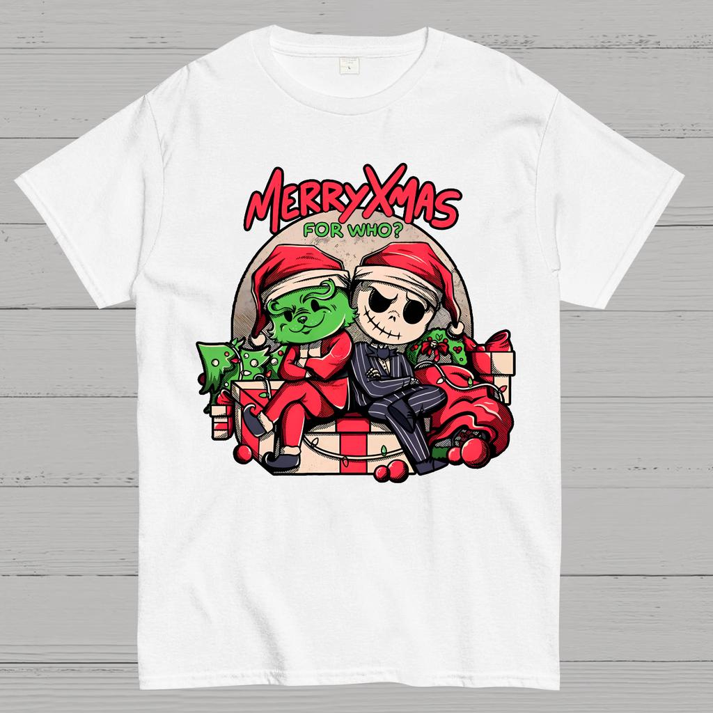 Limited Edition Christmas Retro Culture Cotton Summer Casual Cool Loose T-Shirt