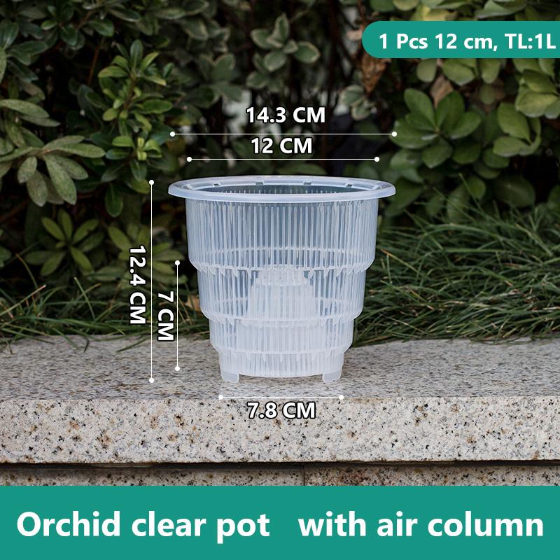 Meshpot Home Decoration Clear Orchid Pots with Holes Cattleya Dendrobium Orchid Plants Pot Cachepot In 10cm 12cm 15cm