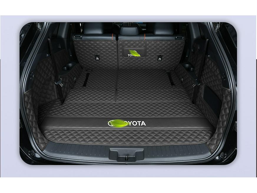 Kompletní krycí rohož do kufru pro 7místnou Toyotu Highlander - Vše v jednom interiérový doplněk
