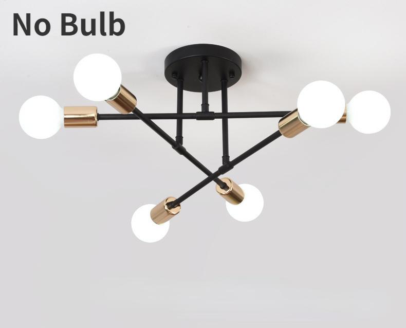 Dropshiping Candelabru Modern Simplu Decor Acasă Iluminat Becuri LED Lampă de Plafon Pentru Dormitor Sală de Mese Living Lampă Suspendată