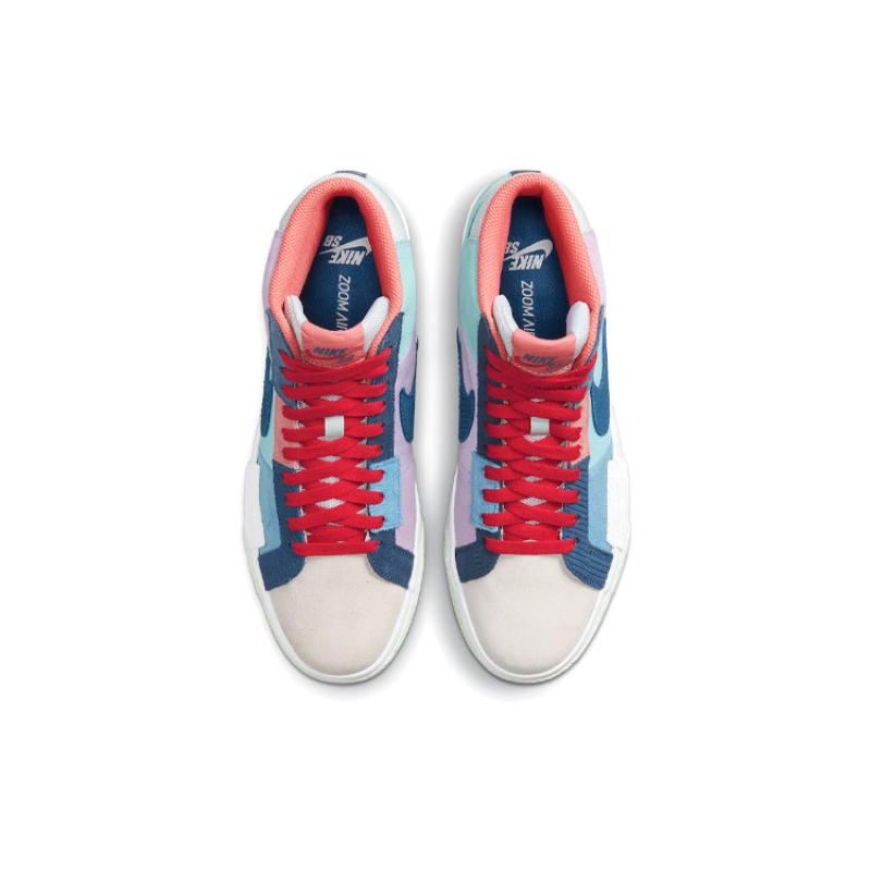 Nike Blazer Mid Mosaic Sneakers Skateboard Shoes DA8854-500