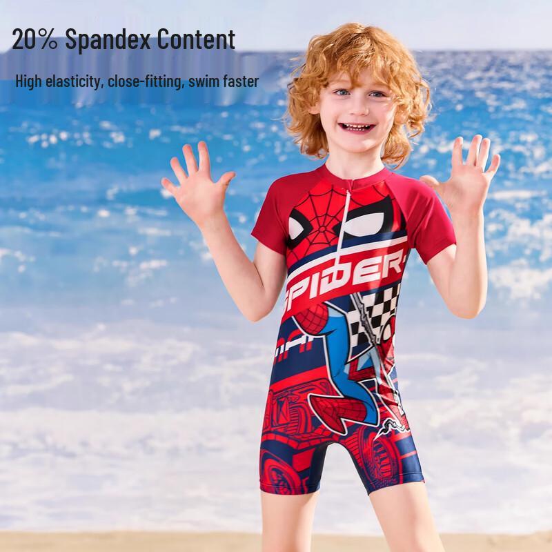 Disney Spider-Man Boys' One-Piece Swimsuit