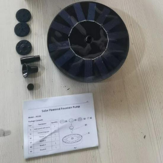 Solar-Powered Floating Bird Bath Fountain for Ponds and Gardens