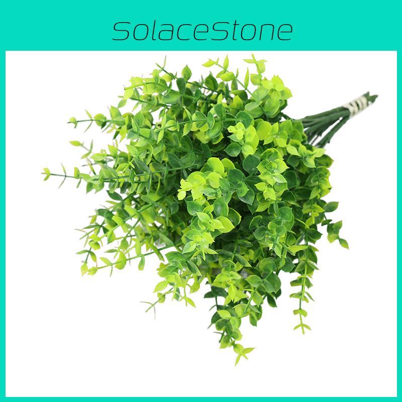Eucalyptus Globulus Plastic Green Plant Bouquet For Hotel Decor Interior