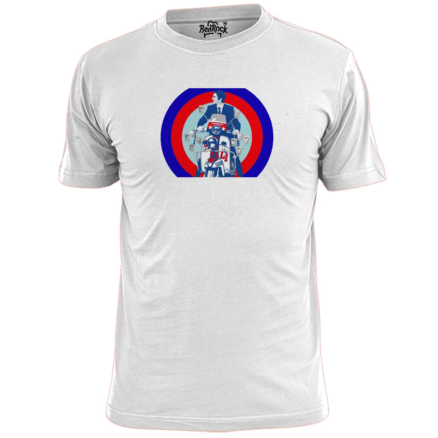 Mens Jimmy Cooper Scooter Target Mod T shirt Weller Jam M