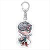 Anime Alien Stage Peripheral Keychain Acrylic MIZI SUA TILL IVAN HYUNA LUKA Pendant Key Chains Fans Cosplay Accessories Gift