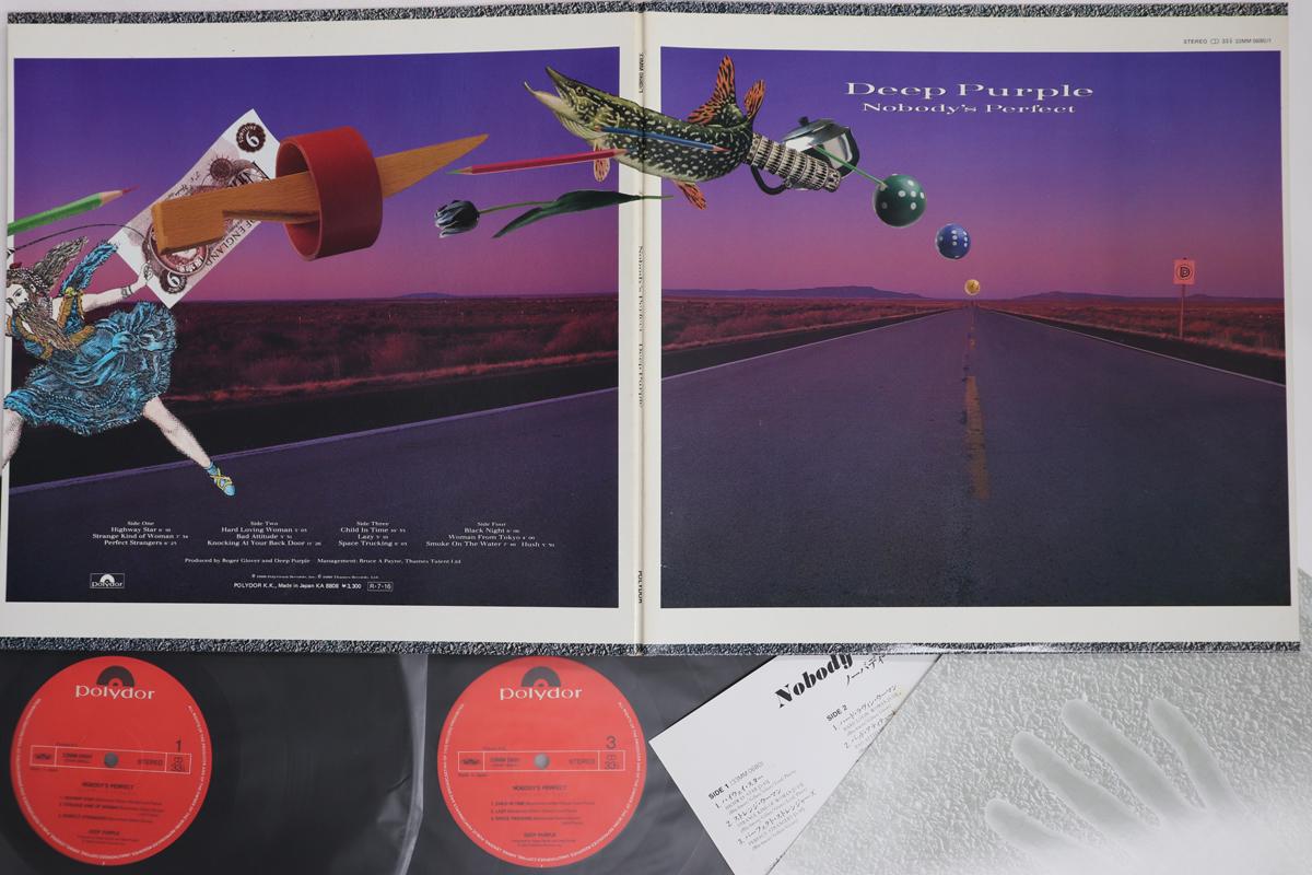 Виниловая пластинка DEEP PURPLE Nobodys Perfect 33MM06801 POLYDOR 1988 Япония Рок Б/у