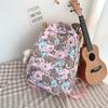 Cute Bear Printed Student Backpack Large Capacity Waterproof Book Bag Nylon Women Backpack Students
